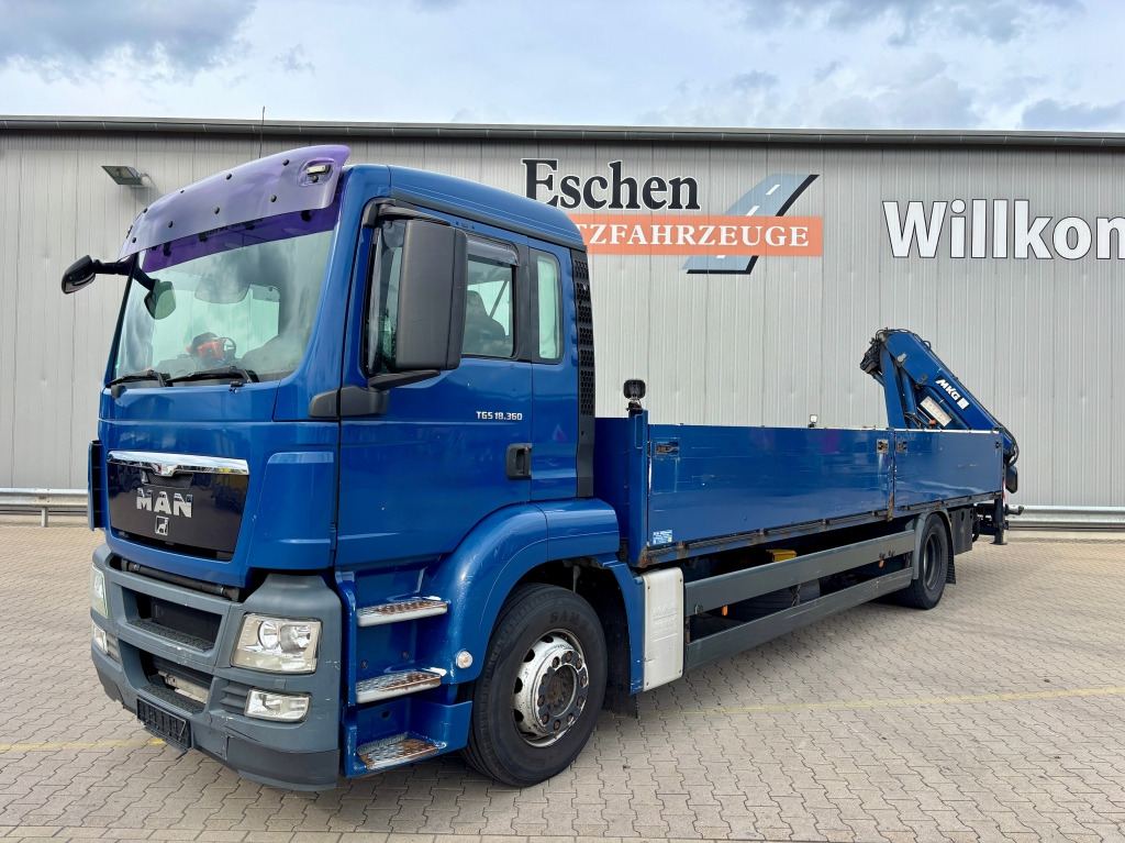 MAN TGS 18.360 4x2 LL / MKG HLK 111 Kran - Camion platformă, Camion cu macara: Foto 2 MAN TGS 18.360 4x2 LL / MKG HLK 111 Kran - Camion platformă, Camion cu macara: Foto 2