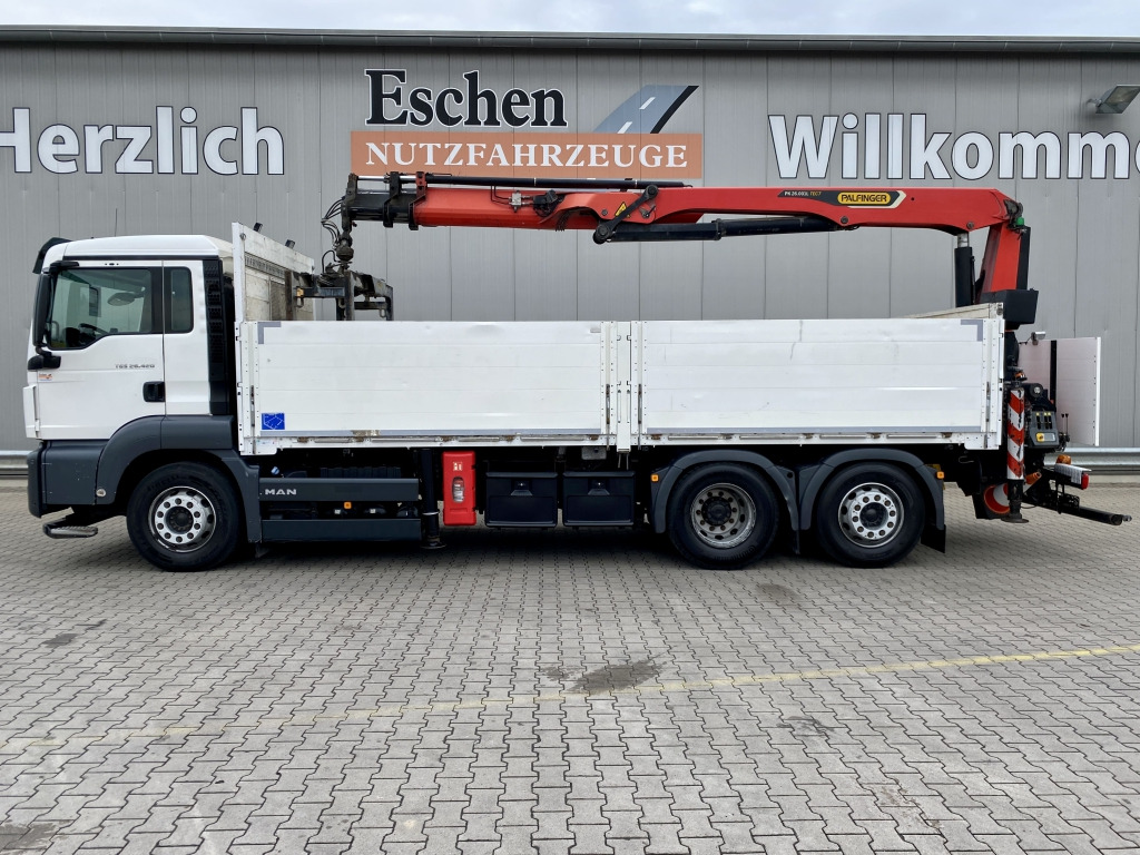MAN TGS 26.420 6x2-4 LL / Palfinger PK 26.001 L Tec Heckkran - Camion platformă, Camion cu macara: Foto 3 MAN TGS 26.420 6x2-4 LL / Palfinger PK 26.001 L Tec Heckkran - Camion platformă, Camion cu macara: Foto 3