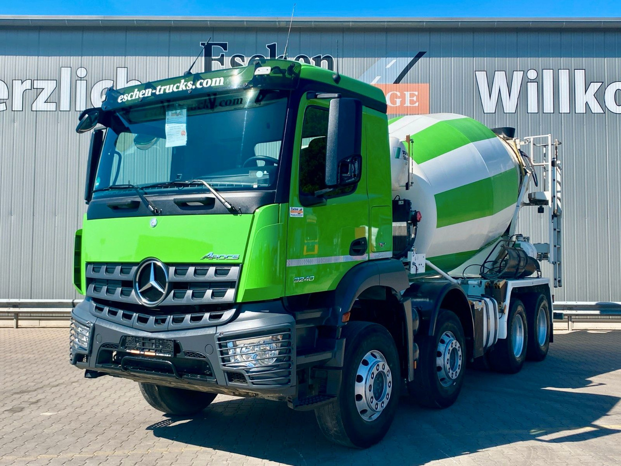 Mercedes-Benz 3240 Arocs 8x4| 9m³ Stetter*Navi*Klima*ASR*Blatt - Autobetonieră: Foto 1 Mercedes-Benz 3240 Arocs 8x4| 9m³ Stetter*Navi*Klima*ASR*Blatt - Autobetonieră: Foto 1