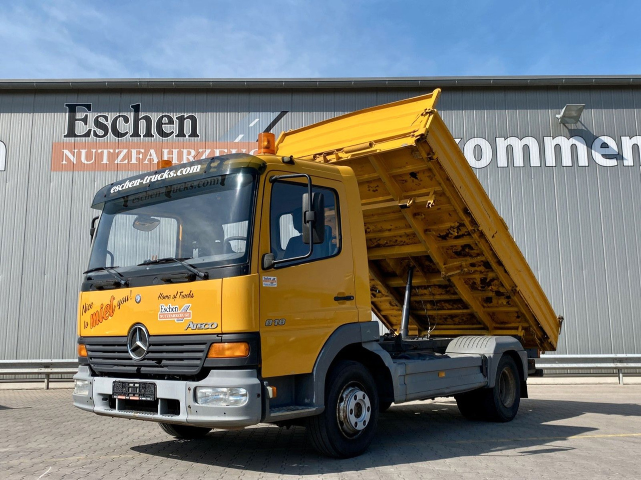 Mercedes-Benz 818 Atego | MEILLER*6-Gang manuell*AHK*Klima*ABS - Camion basculantă: Foto 1 Mercedes-Benz 818 Atego | MEILLER*6-Gang manuell*AHK*Klima*ABS - Camion basculantă: Foto 1