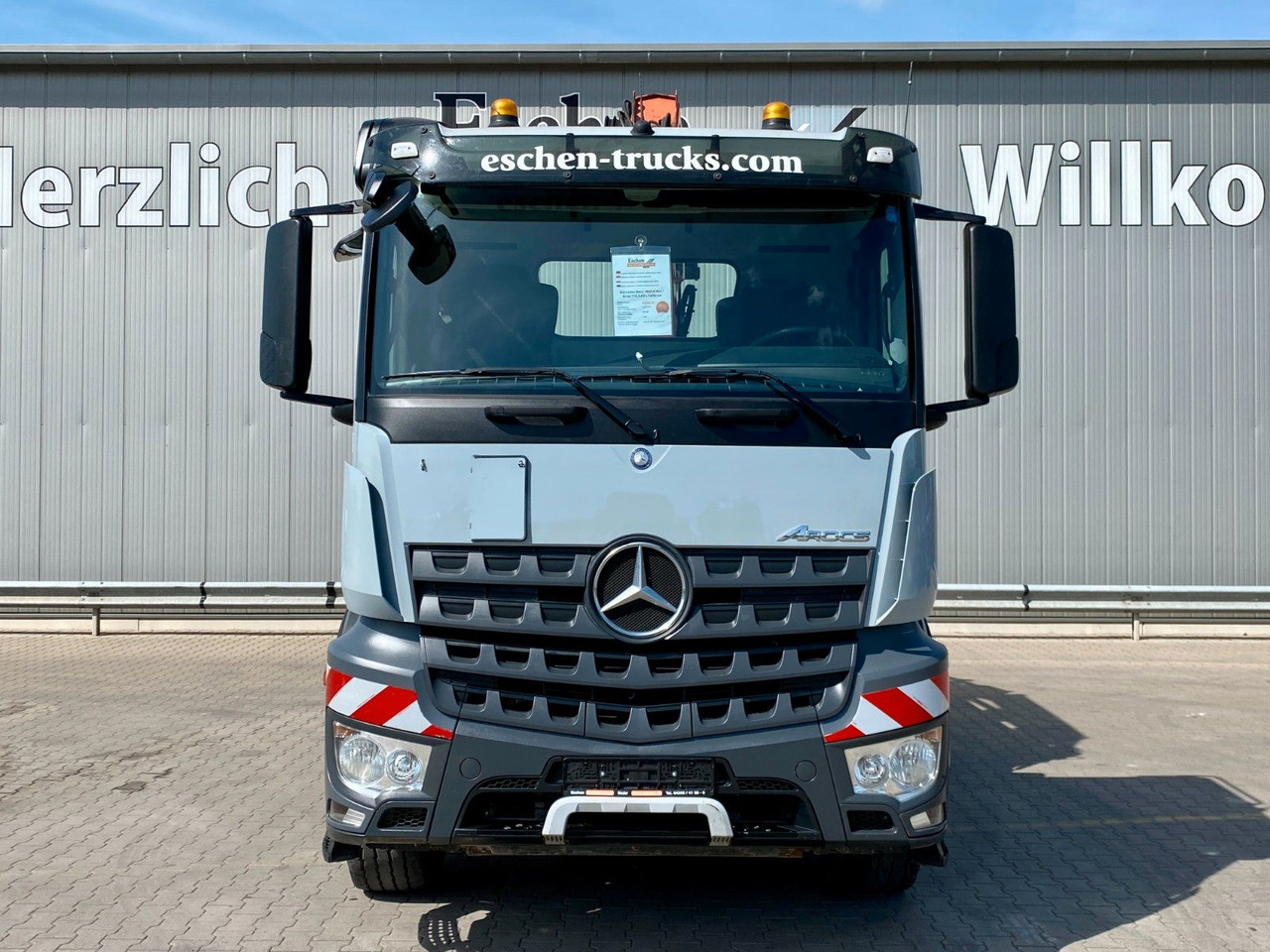 Camion basculantă, Camion cu macara Mercedes-Benz Arocs 1843 HAD 4x4 | Atlas 116.3-A3*5+6.Kreis: Foto 9