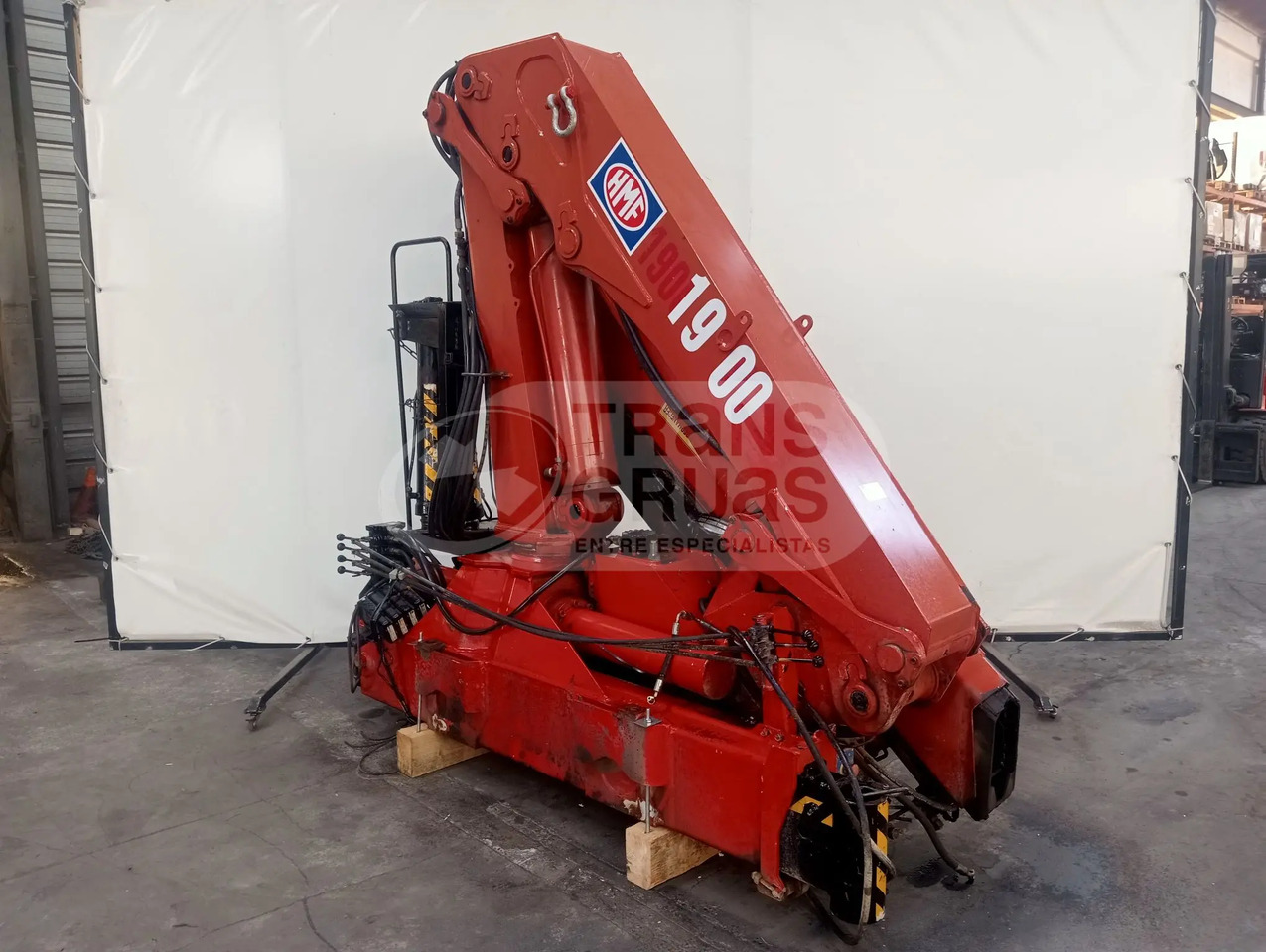 Grúa hidráulica HMF 1903 K5 - Macara montată: Foto 3 Grúa hidráulica HMF 1903 K5 - Macara montată: Foto 3