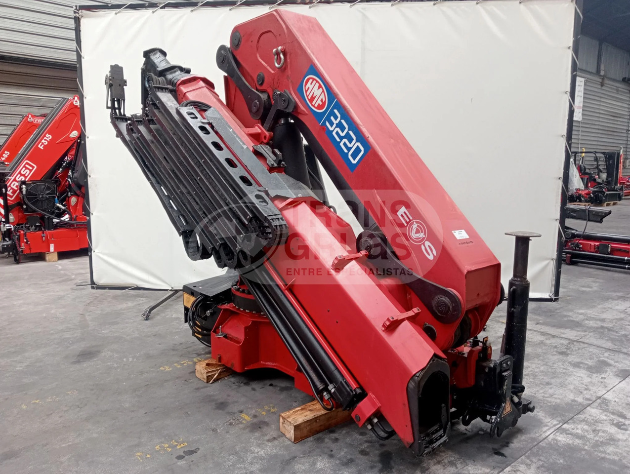 Grúa hidráulica HMF 3220 K6 - Macara montată: Foto 4 Grúa hidráulica HMF 3220 K6 - Macara montată: Foto 4