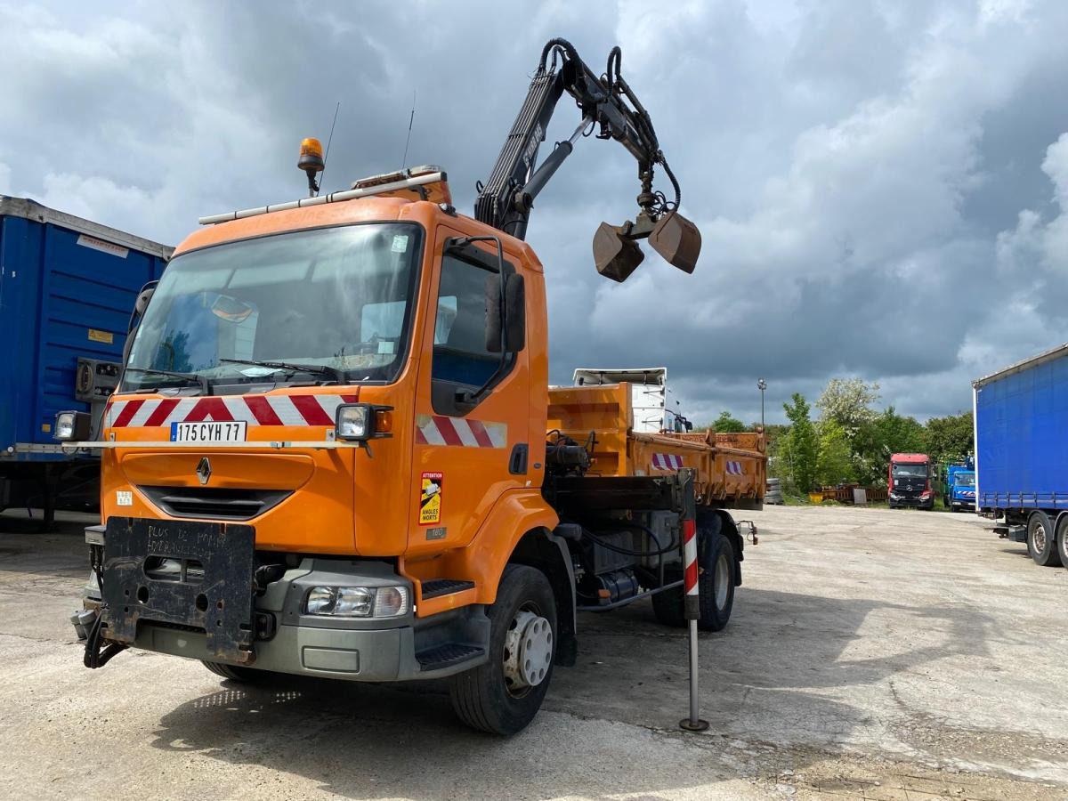 Renault Midlum 180 - Camion basculantă, Camion cu macara: Foto 4 Renault Midlum 180 - Camion basculantă, Camion cu macara: Foto 4