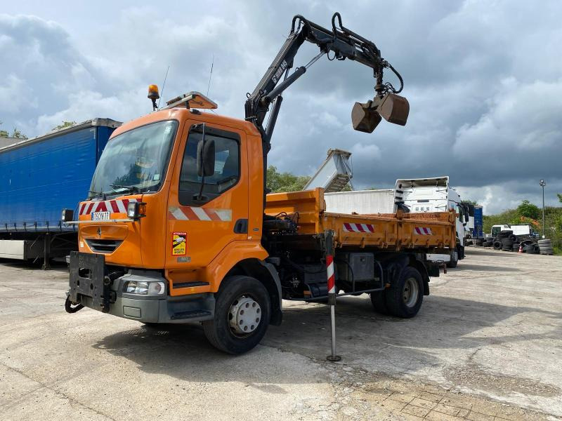 Renault Midlum 180 - Camion basculantă, Camion cu macara: Foto 5 Renault Midlum 180 - Camion basculantă, Camion cu macara: Foto 5