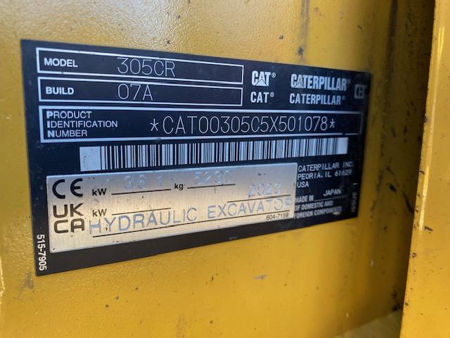 Cat 305 CR - Mini excavator: Foto 5 Cat 305 CR - Mini excavator: Foto 5