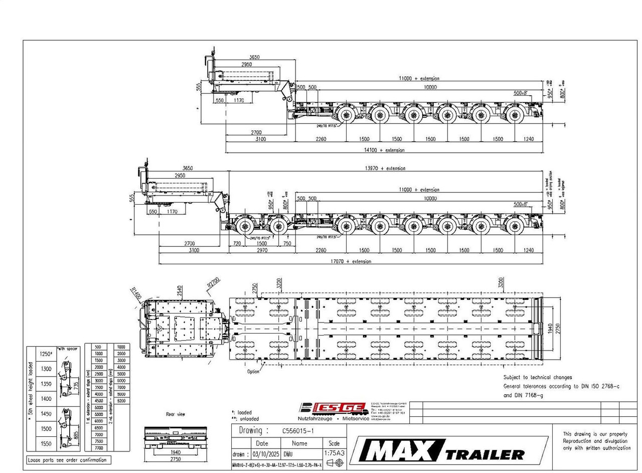 Faymonville MAX Trailer MAX 810 Semi-Tieflader 2+6 PA-X - Semiremorcă transport agabaritic: Foto 1 Faymonville MAX Trailer MAX 810 Semi-Tieflader 2+6 PA-X - Semiremorcă transport agabaritic: Foto 1