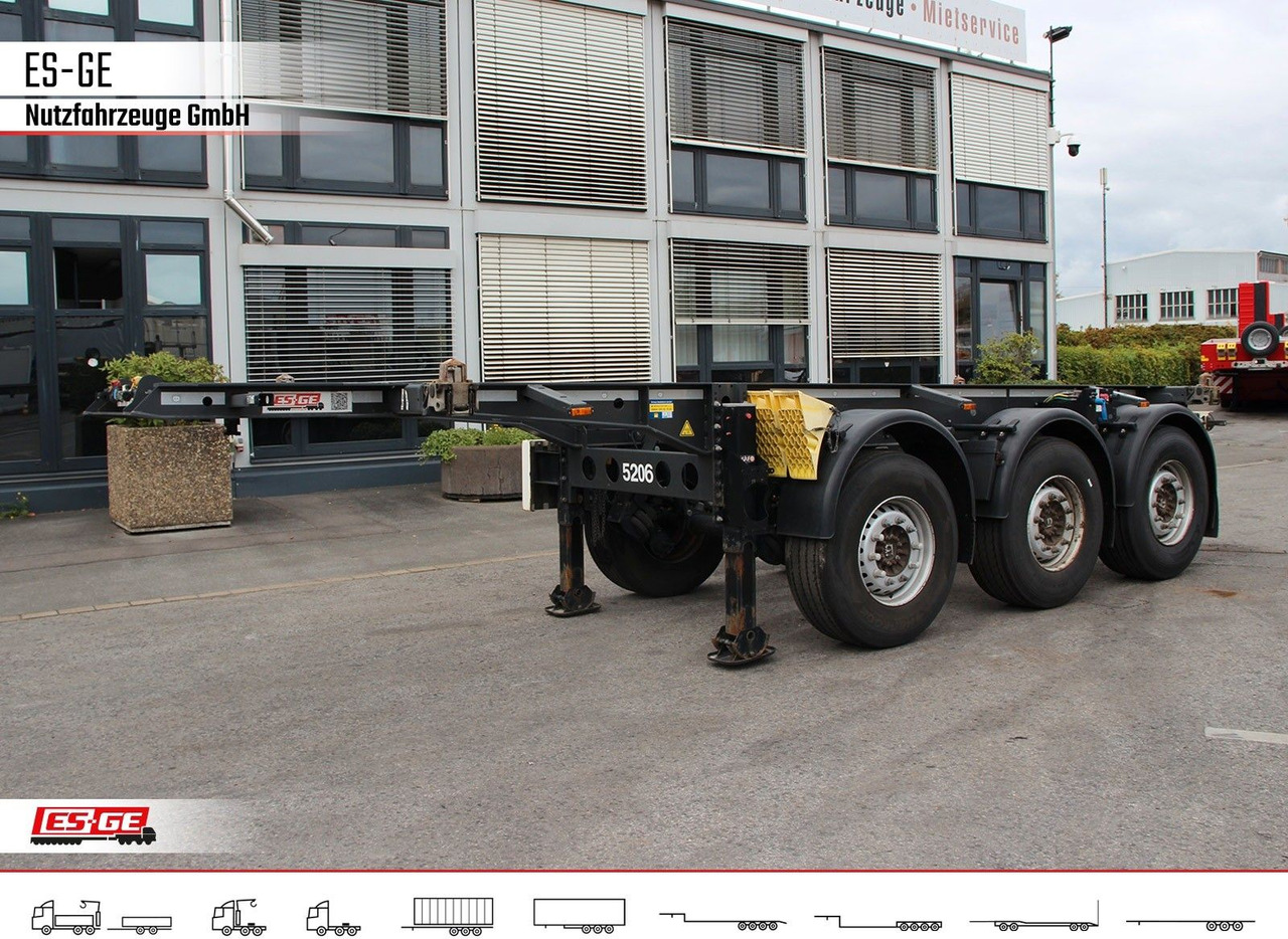 Krone 3-Achs-Containerchassis 20' - Semiremorcă transport containere/ Swap body: Foto 1 Krone 3-Achs-Containerchassis 20' - Semiremorcă transport containere/ Swap body: Foto 1