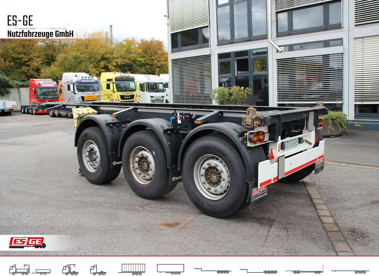 Krone 3-Achs-Containerchassis 20' - Semiremorcă transport containere/ Swap body: Foto 2 Krone 3-Achs-Containerchassis 20' - Semiremorcă transport containere/ Swap body: Foto 2