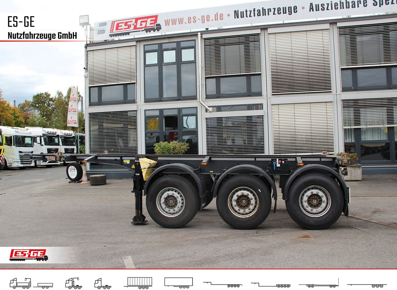 Krone 3-Achs-Containerchassis 20' - Semiremorcă transport containere/ Swap body: Foto 5 Krone 3-Achs-Containerchassis 20' - Semiremorcă transport containere/ Swap body: Foto 5