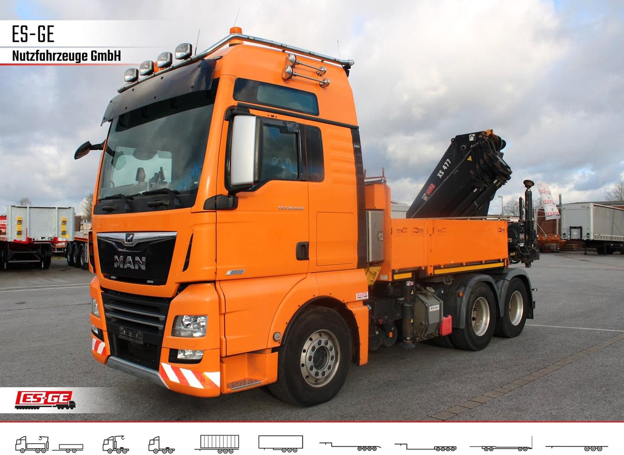 MAN TGX 26.540 + HIABV-Ladekran 477E-4 HIPRO MAN TGX 26.540 + HIABV-Ladekran 477E-4 HIPRO - Camion platformă, Camion cu macara: Foto 2 MAN TGX 26.540 + HIABV-Ladekran 477E-4 HIPRO MAN TGX 26.540 + HIABV-Ladekran 477E-4 HIPRO - Camion platformă, Camion cu macara: Foto 2