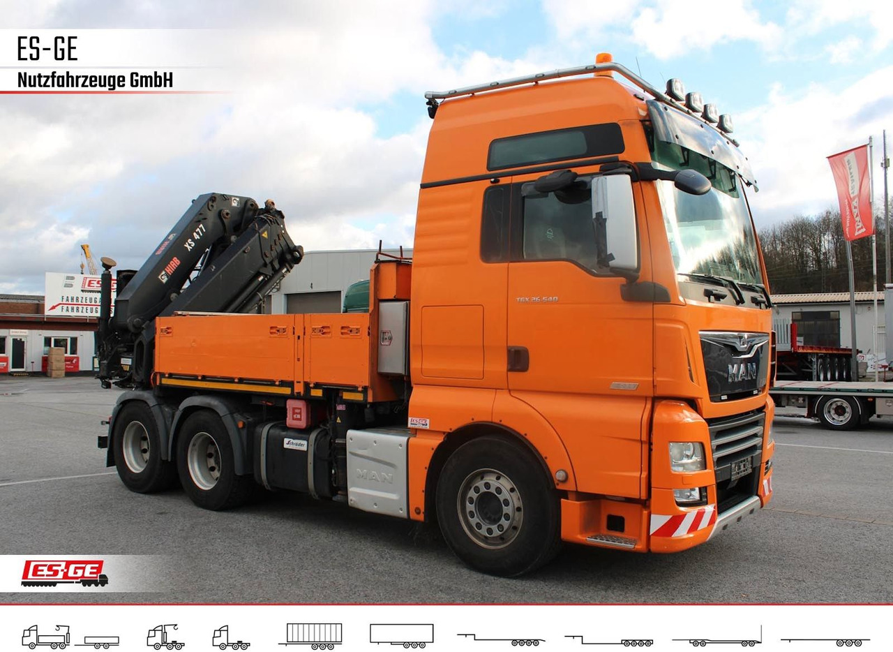 MAN TGX 26.540 + HIABV-Ladekran 477E-4 HIPRO MAN TGX 26.540 + HIABV-Ladekran 477E-4 HIPRO - Camion platformă, Camion cu macara: Foto 3 MAN TGX 26.540 + HIABV-Ladekran 477E-4 HIPRO MAN TGX 26.540 + HIABV-Ladekran 477E-4 HIPRO - Camion platformă, Camion cu macara: Foto 3