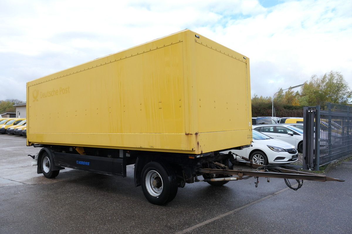 KRONE AZK 18 EL PORTALTÜREN - Remorcă furgon: Foto 1 KRONE AZK 18 EL PORTALTÜREN - Remorcă furgon: Foto 1