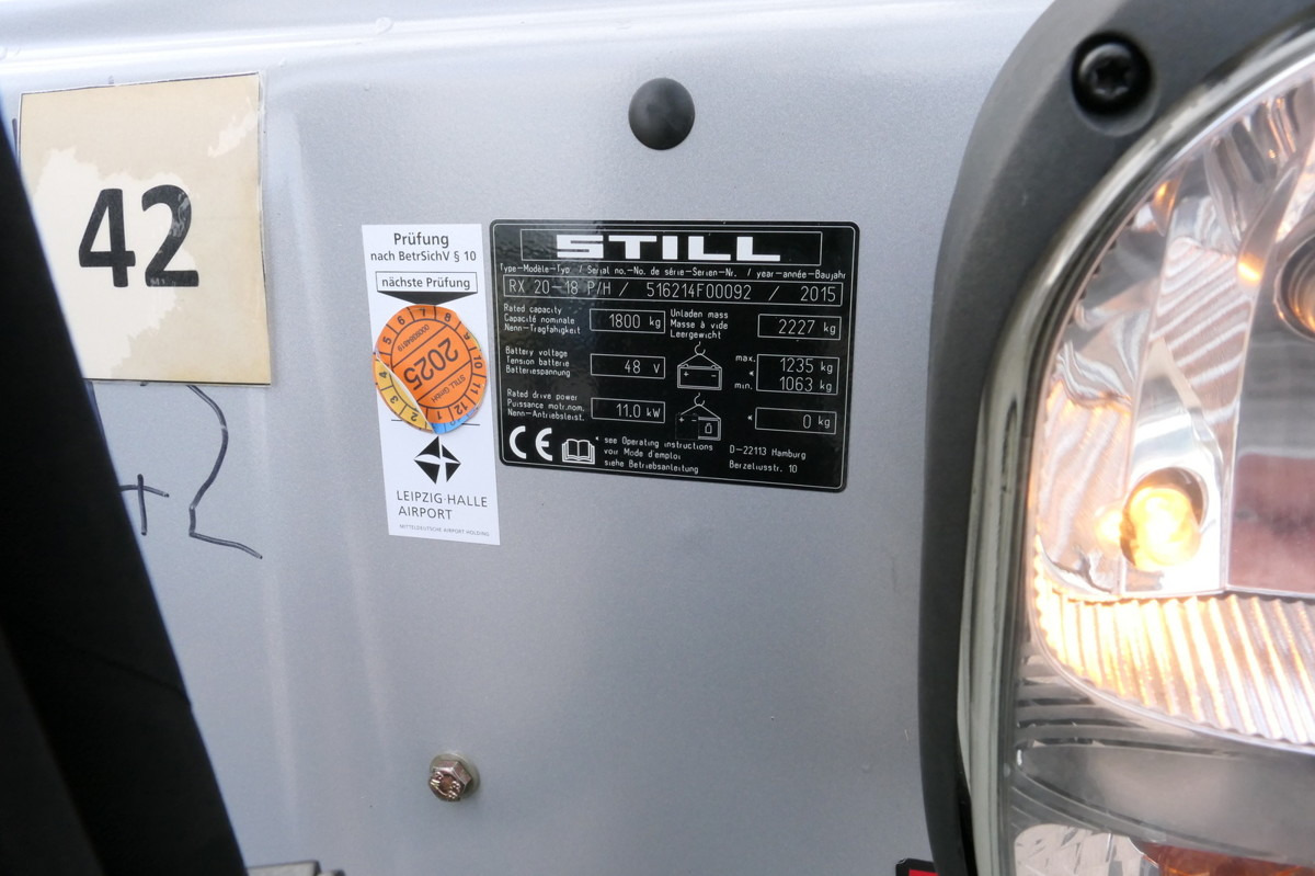 Stivuitor transportabil STILL RX 20-18P/H 4-RAD: Foto 11