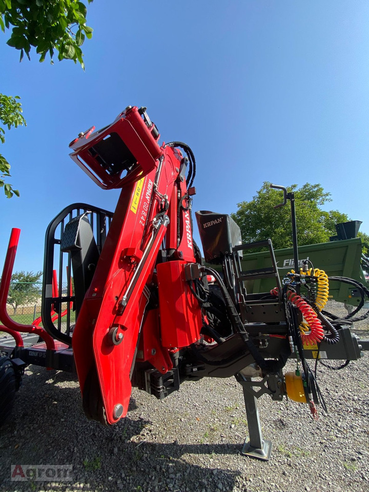 Remorcă forestieră nou Krpan GP 15 D + 8,4Z Kran: Foto 7