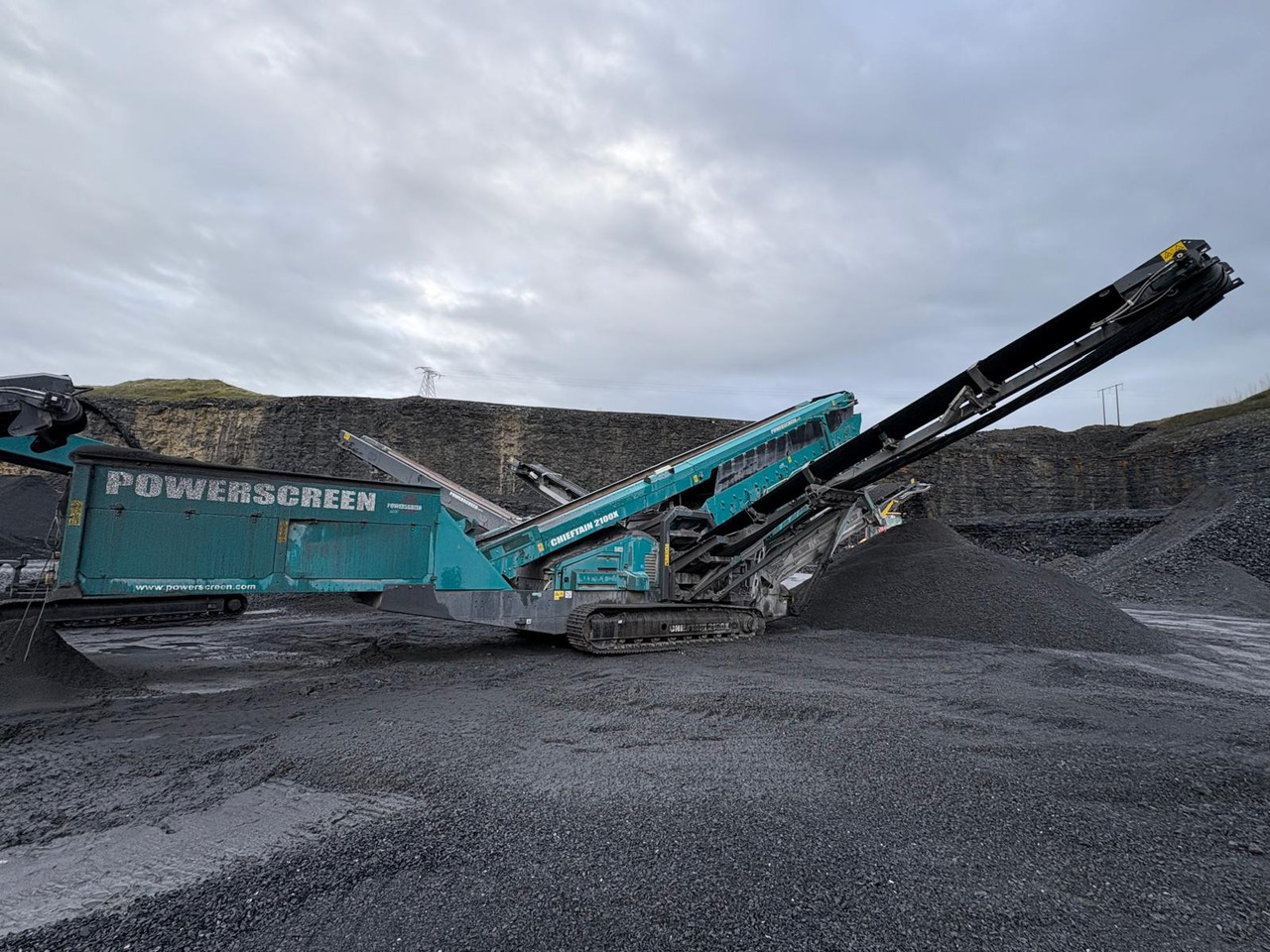 Powerscreen Chieftain 2100x - Statia de sortare: Foto 5 Powerscreen Chieftain 2100x - Statia de sortare: Foto 5