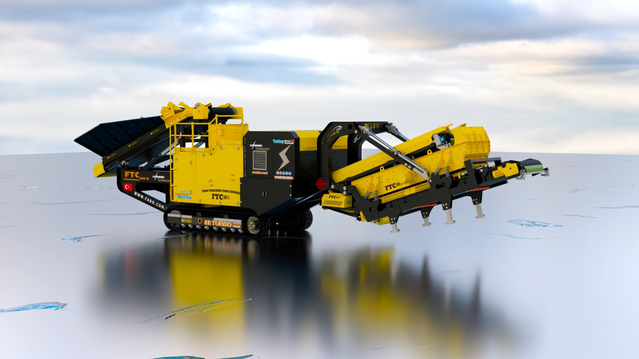 FABO mobile cone crusher - Concasor conice: Foto 1 FABO mobile cone crusher - Concasor conice: Foto 1