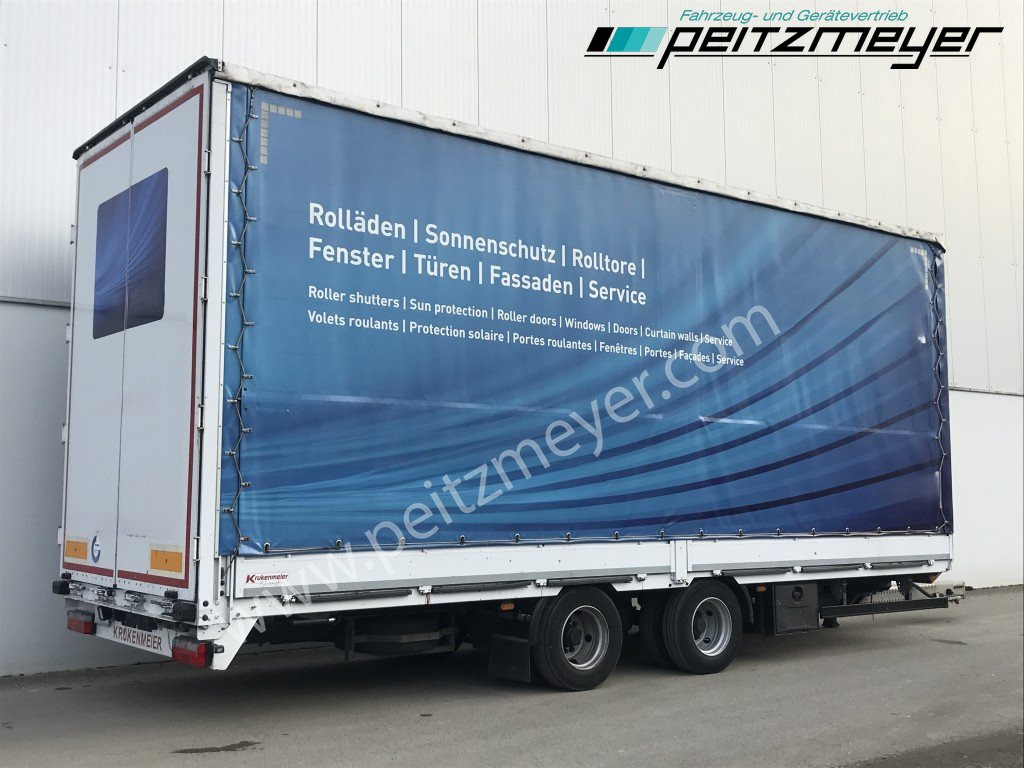 KRUKENMEIER Jumboanhänger TLPS 16,4, Hubdach, Edscha, verzinkt RSAB - Remorcă platformă: Foto 1 KRUKENMEIER Jumboanhänger TLPS 16,4, Hubdach, Edscha, verzinkt RSAB - Remorcă platformă: Foto 1