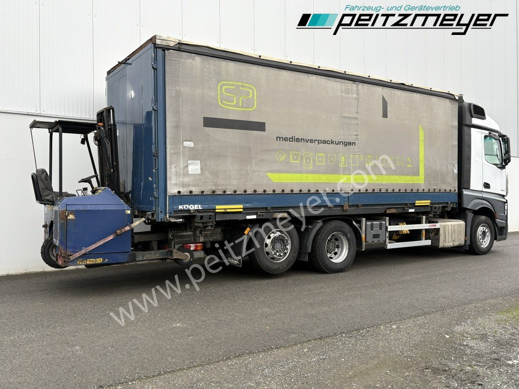 MERCEDES-BENZ Actros 2542 LL BDF Pritsche + Mitnahmestapler komplett - Camion cu prelată: Foto 3 MERCEDES-BENZ Actros 2542 LL BDF Pritsche + Mitnahmestapler komplett - Camion cu prelată: Foto 3