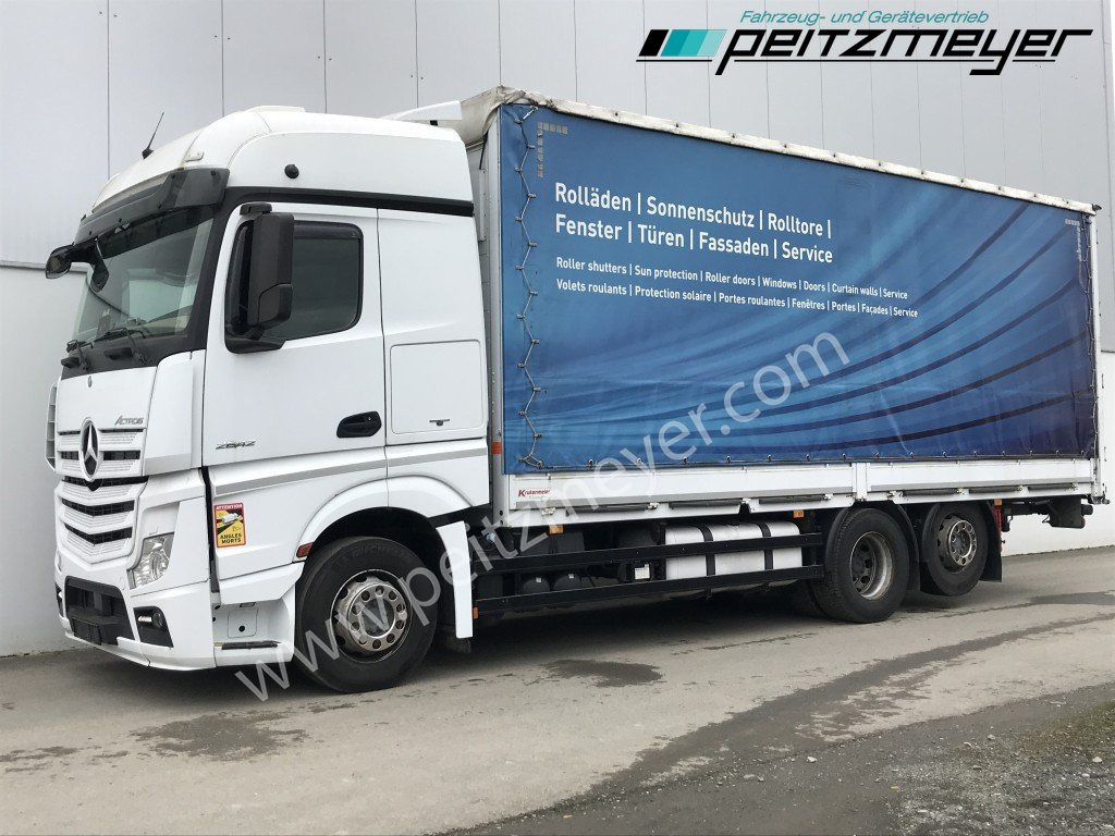 MERCEDES-BENZ Actros 2542 LL Pritsche, EU 6, Klima, Standklima, - Camion cu prelată: Foto 2 MERCEDES-BENZ Actros 2542 LL Pritsche, EU 6, Klima, Standklima, - Camion cu prelată: Foto 2
