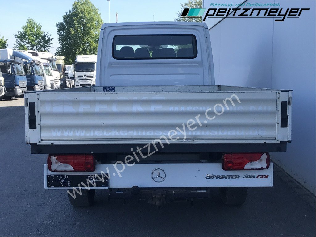 Autoutilitară cu platformă, Autoutilitară cabină dublă MERCEDES-BENZ Sprinter 316 CDI Maxi - Doka: Foto 6