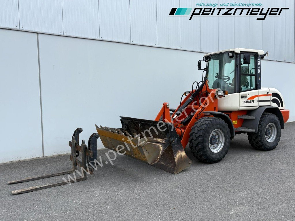 SCHAEFF RADLADER SKL 834 Palettengabel + Klappschaufel - Încărcător frontal pe pneuri: Foto 1 SCHAEFF RADLADER SKL 834 Palettengabel + Klappschaufel - Încărcător frontal pe pneuri: Foto 1