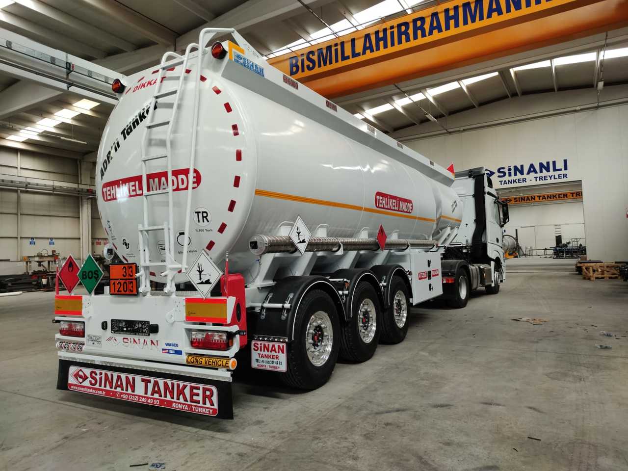Semiremorcă cisternă pentru transport de combustibili nou SINAN TANKER-TREYLER Aluminium, fuel tanker- Бензовоз Алюминьевый: Foto 20 Semiremorcă cisternă pentru transport de combustibili nou SINAN TANKER-TREYLER Aluminium, fuel tanker- Бензовоз Алюминьевый: Foto 20