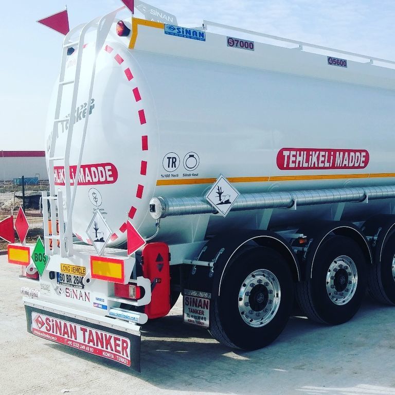 Semiremorcă cisternă pentru transport de combustibili nou SINAN TANKER-TREYLER Aluminium, fuel tanker- Бензовоз Алюминьевый: Foto 12 Semiremorcă cisternă pentru transport de combustibili nou SINAN TANKER-TREYLER Aluminium, fuel tanker- Бензовоз Алюминьевый: Foto 12