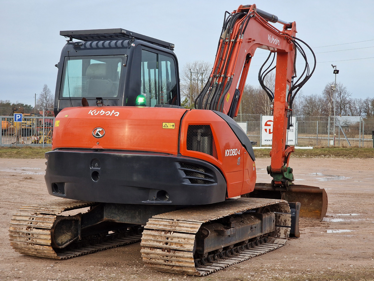 KUBOTA KX080-4. Metal tracks. - Mini excavator: Foto 4 KUBOTA KX080-4. Metal tracks. - Mini excavator: Foto 4