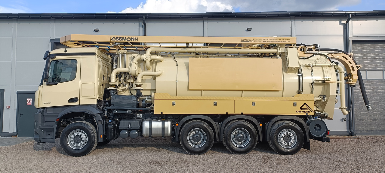 MERCEDES-BENZ AROCS ASSMANN stainless steel recykling - Maşină pentru vidanjări: Foto 5 MERCEDES-BENZ AROCS ASSMANN stainless steel recykling - Maşină pentru vidanjări: Foto 5