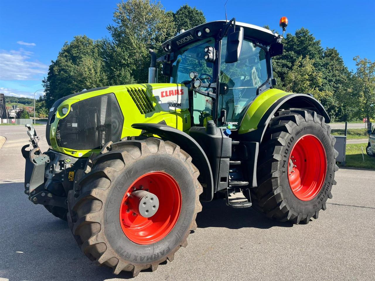 CLAAS Axion 870 CMATIC mit S10 GPS und Cebis Touch, Vorderreifen NEU - Tractor agricol: Foto 2 CLAAS Axion 870 CMATIC mit S10 GPS und Cebis Touch, Vorderreifen NEU - Tractor agricol: Foto 2