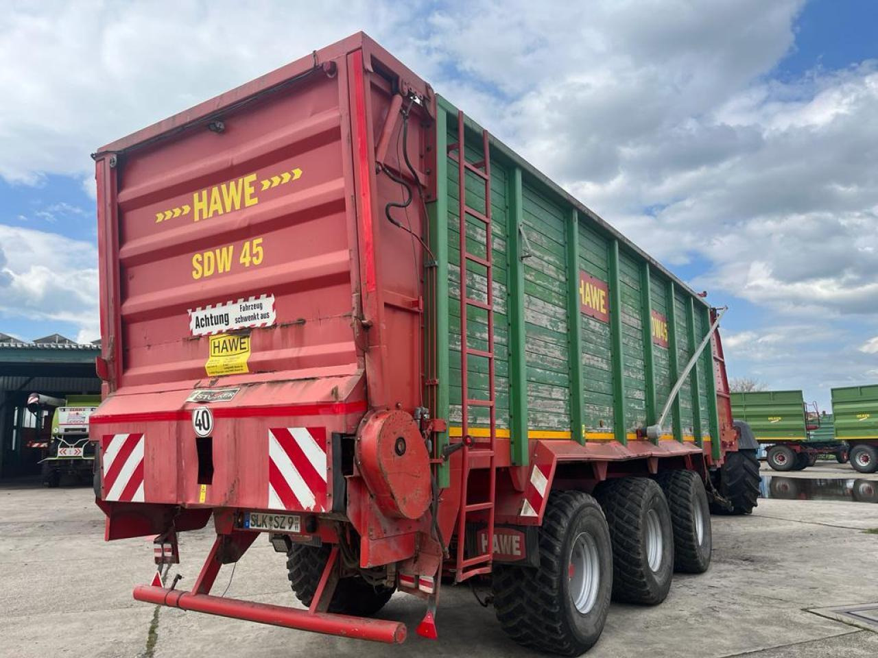 HAWE Tridem SDW 45T, Silagewagen - Remorcă autobasculantă agricolă: Foto 3 HAWE Tridem SDW 45T, Silagewagen - Remorcă autobasculantă agricolă: Foto 3
