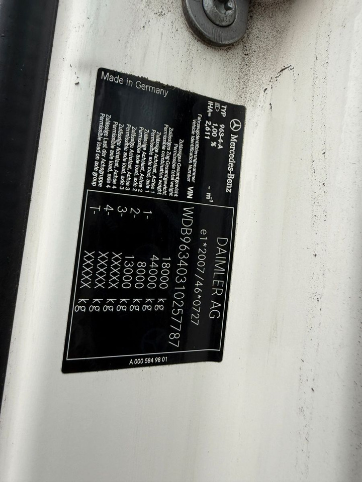 Leasing de  Mercedes-Benz Actros 1843 Stream Space,  Hydraulik, Retarder Mercedes-Benz Actros 1843 Stream Space,  Hydraulik, Retarder: Foto 7