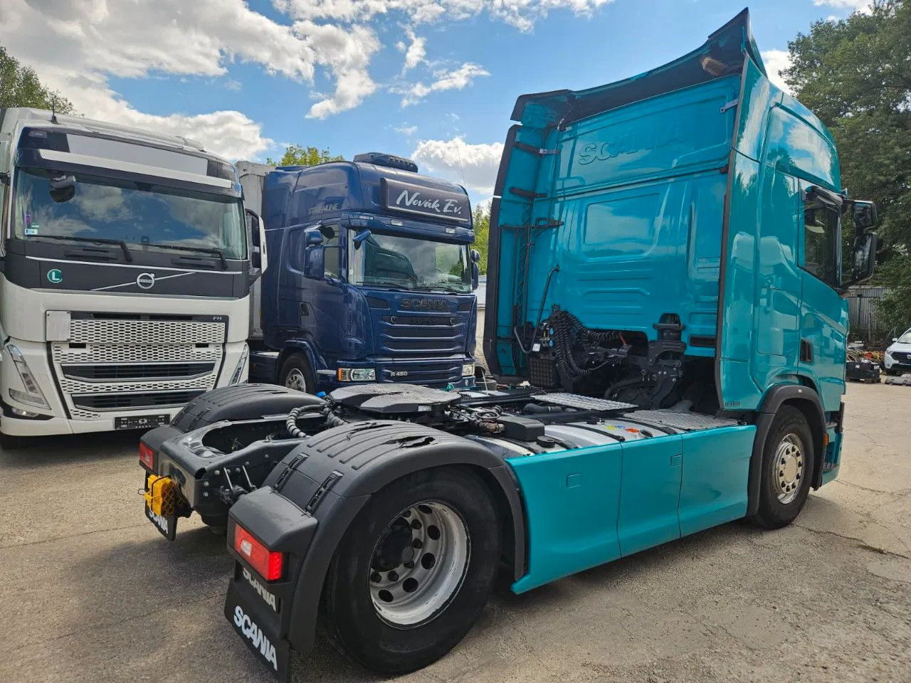 Scania R500 Standard-Turquoise-Standklima-Big NAVI-Hydr - Cap tractor: Foto 3 Scania R500 Standard-Turquoise-Standklima-Big NAVI-Hydr - Cap tractor: Foto 3