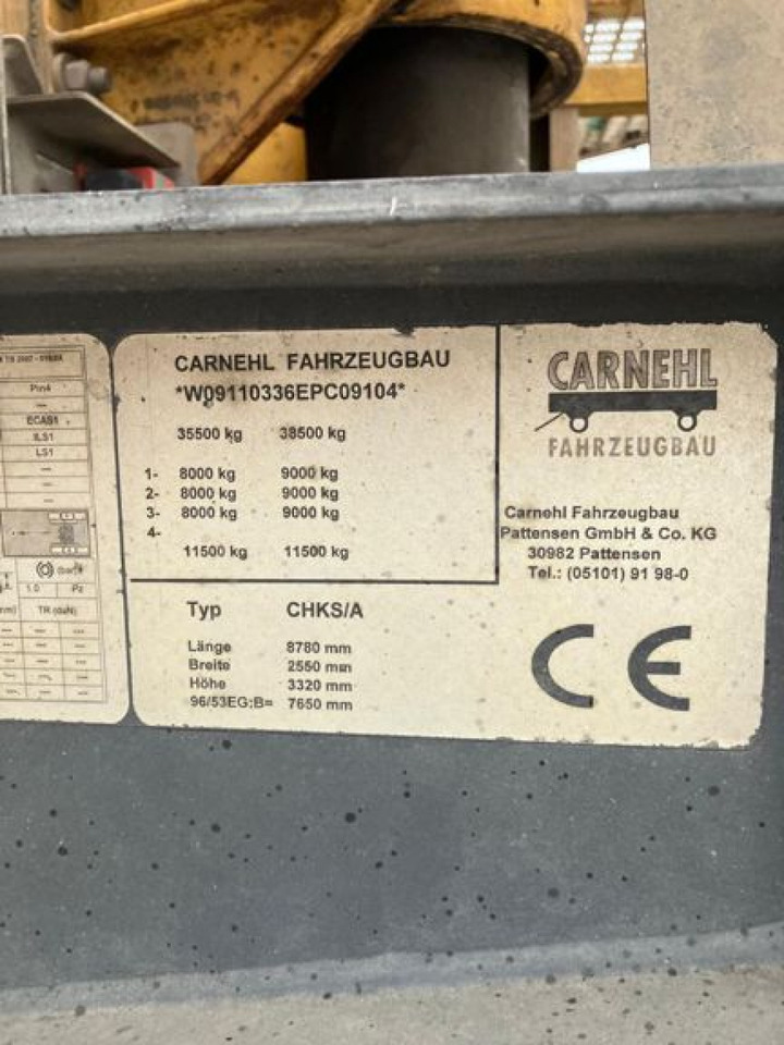 CARNEHL Kippauflieger CHKS A Kippauflieger - Semiremorcă basculantă: Foto 4 CARNEHL Kippauflieger CHKS A Kippauflieger - Semiremorcă basculantă: Foto 4