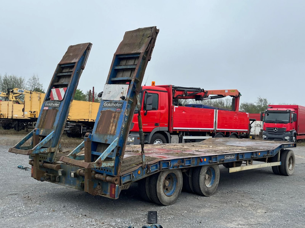 GOLDHOFER Tieflader TU 3-24 80 Tiefladeranhänger Rampen - Remorcă transport agabaritic: Foto 4 GOLDHOFER Tieflader TU 3-24 80 Tiefladeranhänger Rampen - Remorcă transport agabaritic: Foto 4