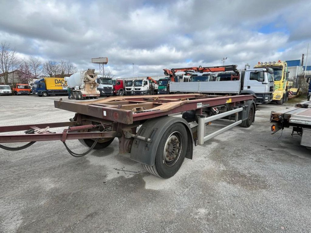 Hüffermann 2-achs Abrollanhänger HAR 18.70 Containeranhänge - Remorcă abroll/ Skiploader: Foto 1 Hüffermann 2-achs Abrollanhänger HAR 18.70 Containeranhänge - Remorcă abroll/ Skiploader: Foto 1