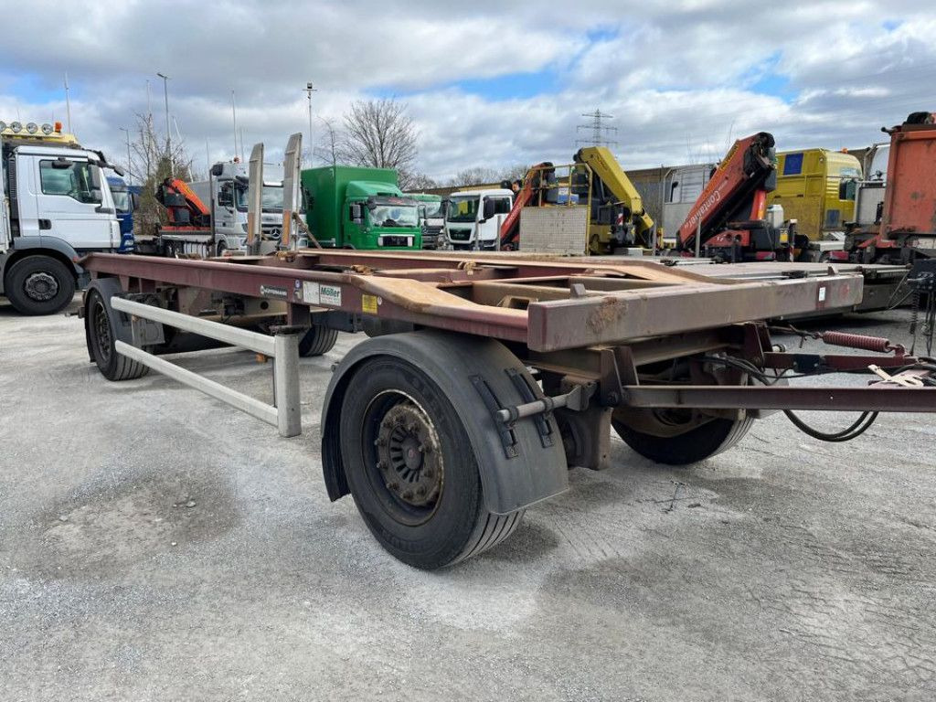 Hüffermann 2-achs Abrollanhänger HAR 18.70 Containeranhänge - Remorcă abroll/ Skiploader: Foto 2 Hüffermann 2-achs Abrollanhänger HAR 18.70 Containeranhänge - Remorcă abroll/ Skiploader: Foto 2