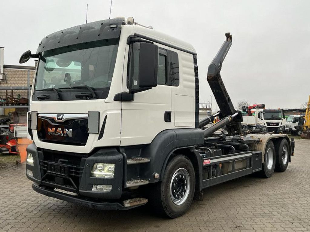 MAN TG-S 26.460 6x2-2 BL Abrollkipper Meiller, Funk - Camion cu cârlig: Foto 1 MAN TG-S 26.460 6x2-2 BL Abrollkipper Meiller, Funk - Camion cu cârlig: Foto 1