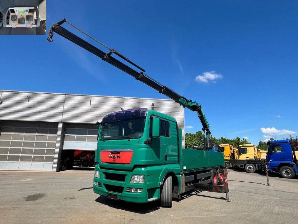MAN TG-X 26.440 6x2-2 BL Pritsche Heckkran Fassi 360 - Camion platformă, Camion cu macara: Foto 1 MAN TG-X 26.440 6x2-2 BL Pritsche Heckkran Fassi 360 - Camion platformă, Camion cu macara: Foto 1
