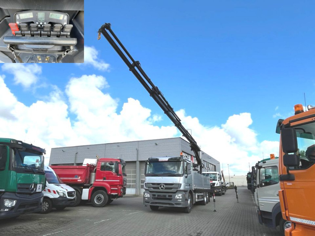 MERCEDES-BENZ Actros 2546 L 6x2 Pritsche Heckkran Hiab 288 6xhyd - Camion platformă, Camion cu macara: Foto 1 MERCEDES-BENZ Actros 2546 L 6x2 Pritsche Heckkran Hiab 288 6xhyd - Camion platformă, Camion cu macara: Foto 1