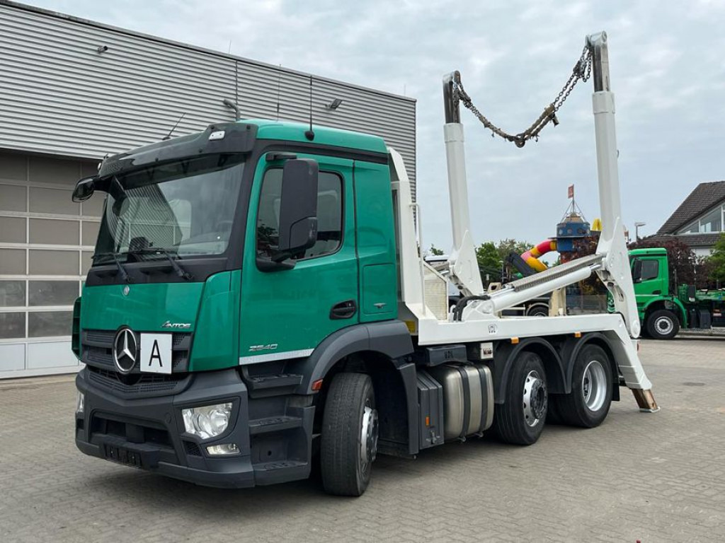 MERCEDES-BENZ Antos 2540 L 6x2 Absetzkipper Vorlauf Lenk - Camion container de gunoi: Foto 1 MERCEDES-BENZ Antos 2540 L 6x2 Absetzkipper Vorlauf Lenk - Camion container de gunoi: Foto 1
