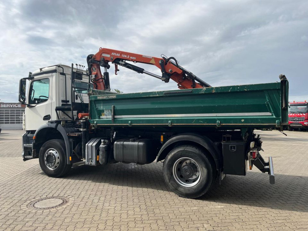 Camion basculantă, Camion cu macara MERCEDES-BENZ Arocs 1835 K 2-Achs Kipper Kran Atlas 126.3: Foto 9