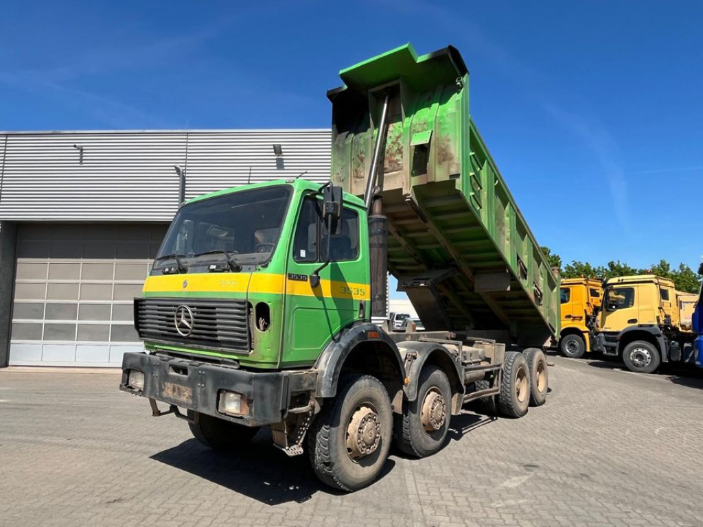 MERCEDES-BENZ SK 3535 AK 8x8 4 Achs Muldenkipper Meiller Deutsch - Camion basculantă: Foto 1 MERCEDES-BENZ SK 3535 AK 8x8 4 Achs Muldenkipper Meiller Deutsch - Camion basculantă: Foto 1