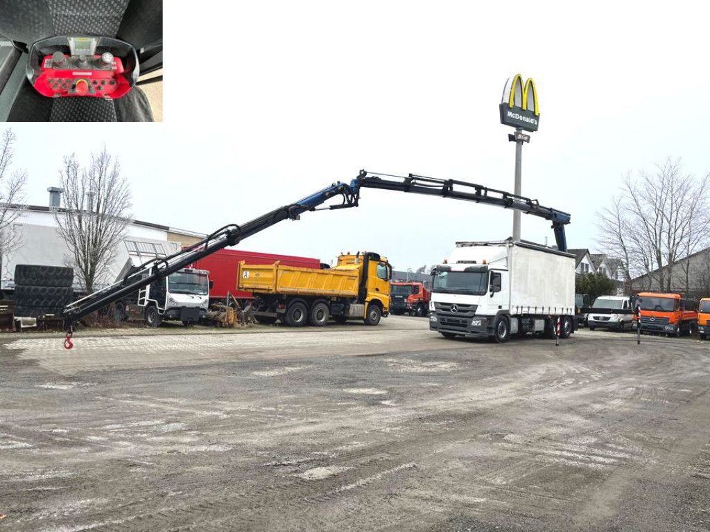 Mercedes-Benz Actros 2541 L6x2 Pritsche Heckkran 34m/to, Jib, - Camion cu macara, Camion cu prelată: Foto 3 Mercedes-Benz Actros 2541 L6x2 Pritsche Heckkran 34m/to, Jib, - Camion cu macara, Camion cu prelată: Foto 3