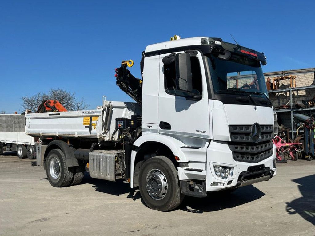 Mercedes-Benz Arocs 1840 K 2-Achs Kipper Kran Funk - Camion basculantă, Camion cu macara: Foto 2 Mercedes-Benz Arocs 1840 K 2-Achs Kipper Kran Funk - Camion basculantă, Camion cu macara: Foto 2