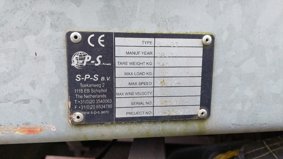 SPS BW01/BW03 Baggage cart - Echipamente aeroportuare: Foto 2 SPS BW01/BW03 Baggage cart - Echipamente aeroportuare: Foto 2