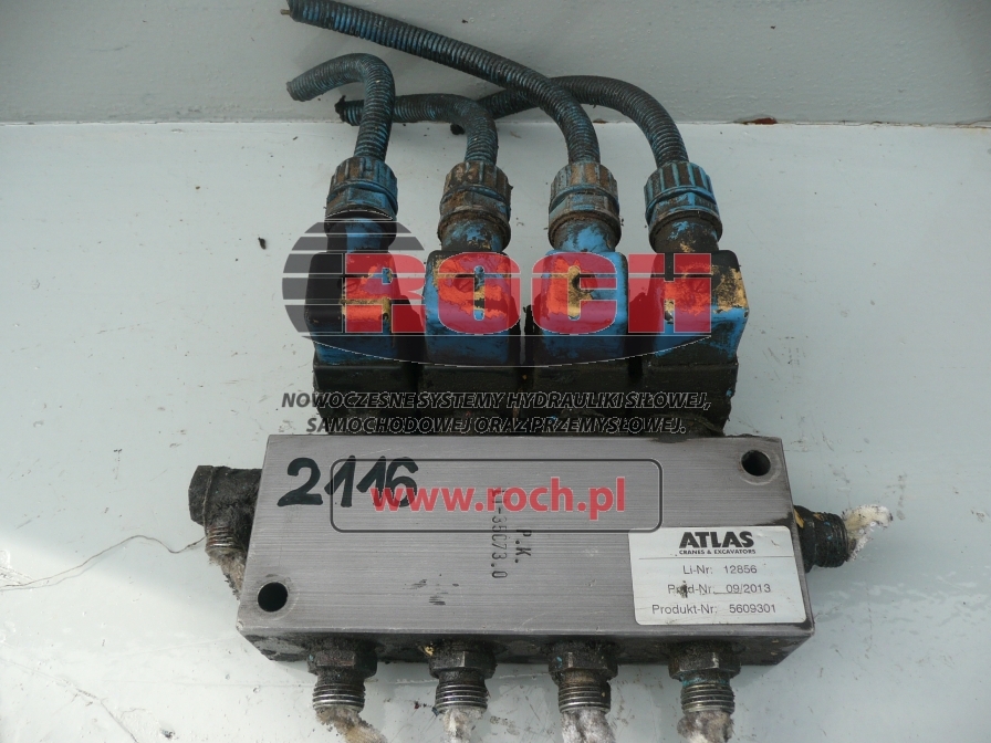 ATLAS 5609301 LI 12856 LT-35C73.0 - 4 SEKCYJNY + 5002253 24VDC 14W - Supapa hidraulica pentru Excavator pe roţi: Foto 1 ATLAS 5609301 LI 12856 LT-35C73.0 - 4 SEKCYJNY + 5002253 24VDC 14W - Supapa hidraulica pentru Excavator pe roţi: Foto 1