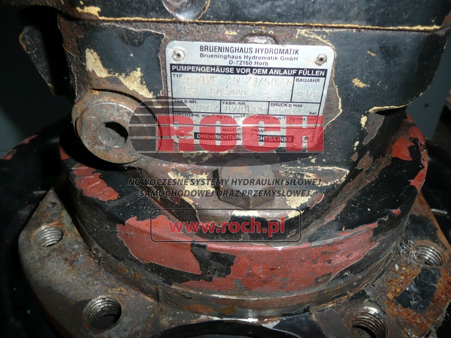 BRUENINGHAUS HYDROMATIK + LOHMANN AA10VE45EZ1/50W1-PSF68B020 938284 00938284 + 39/6 1010 38177 - Motor hidraulic pentru Maşina comunala: Foto 2 BRUENINGHAUS HYDROMATIK + LOHMANN AA10VE45EZ1/50W1-PSF68B020 938284 00938284 + 39/6 1010 38177 - Motor hidraulic pentru Maşina comunala: Foto 2