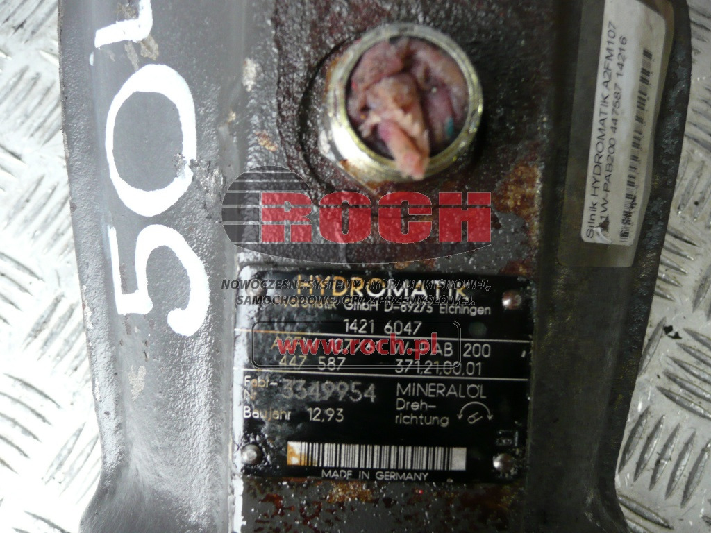 HYDROMATIK 14216047 A2FM107/61W-PAB200 447587 371.21.00.01 - Motor hidraulic: Foto 1 HYDROMATIK 14216047 A2FM107/61W-PAB200 447587 371.21.00.01 - Motor hidraulic: Foto 1